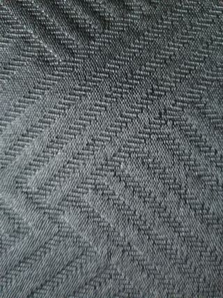 Pantalón de vestir negro con textura