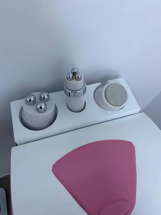 Equipo Radiofrecuencia Estética Rosa/Blanco