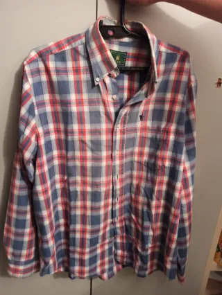 Camisa Oxer de cuadros para hombre. Talla XL