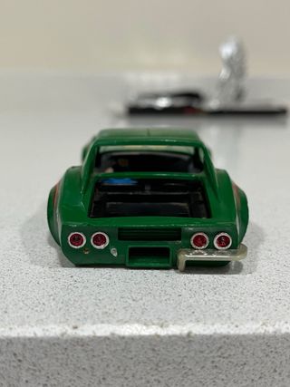 Carrocería Corvette Scalextric Verde Llamas 26
