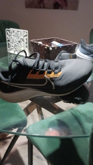 Tenis Nike Hombre Negro Naranja