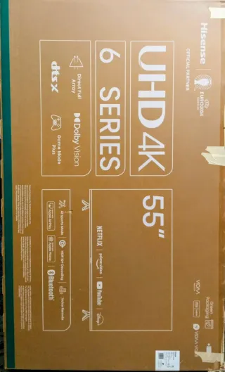 Televisión 55 Negro/Azul