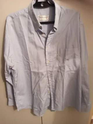 Camisa Burberry Hombre Azul Talla L