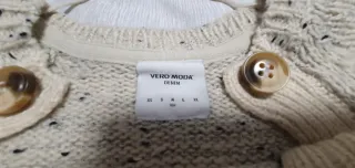 Jersey jaspeado con botones y coderas