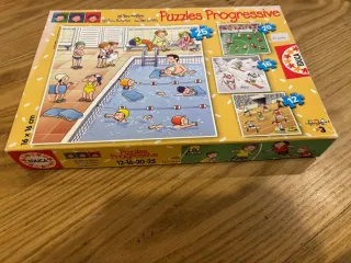 Puzzles EDUCA Progressive 12-16-20-25 piezas