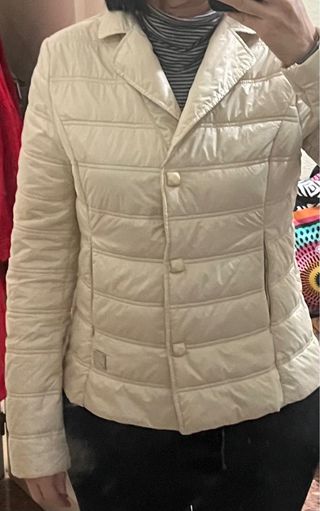Chaqueta plumífero Liu Jo beige