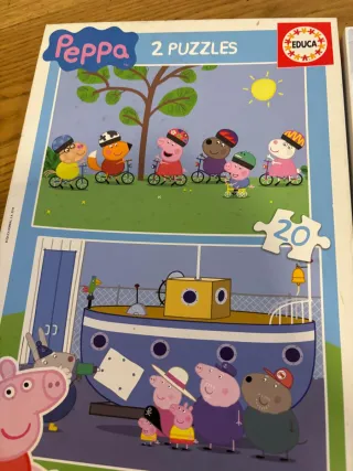 Puzzle Peppa Pig 2 Puzzles Educa