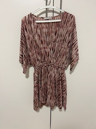 Vestido corto Pull&Bear estampado