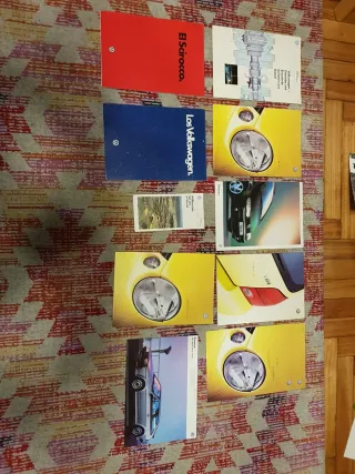 Folletos Volkswagen Scirocco.