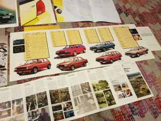 Folletos Volkswagen Scirocco.