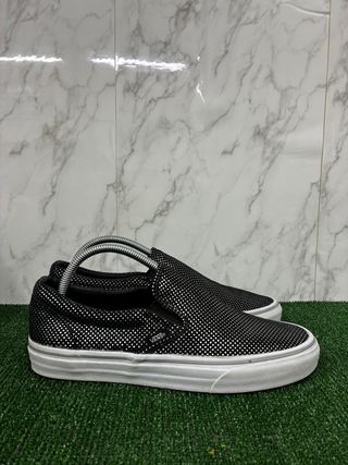 Vans Scarpe Slip-On Nere e Argento Tg 41