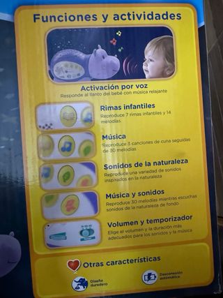 Proyector Vtech Baby Hippo Estrellitas