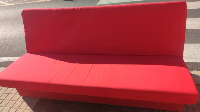 Sofá Cama Click Clack Rojo