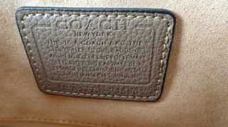 Borsa Coach Tabby Pelle Marrone Oro