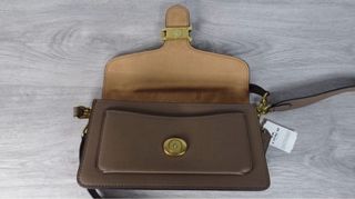 Borsa Coach Tabby Pelle Marrone Oro
