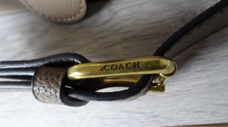 Borsa Coach Tabby Pelle Marrone Oro