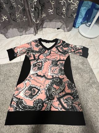 Vestido estampado paisley