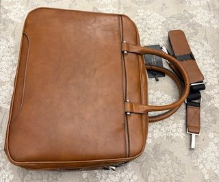 Maletín piel Zara hombre