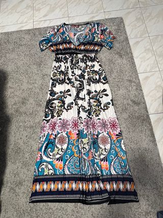 Vestido Largo Estampado