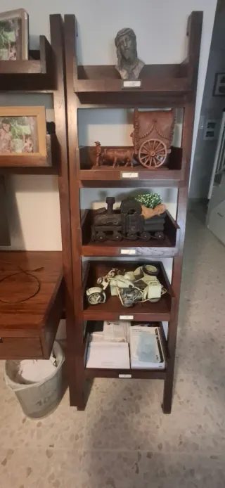 Escritorio y Estanterías Banak Madera