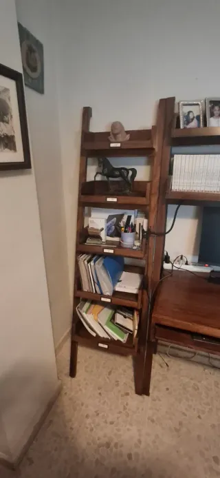 Escritorio y Estanterías Banak Madera