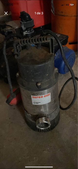 Bomba Sumergible VEVOR Aguas Residuales