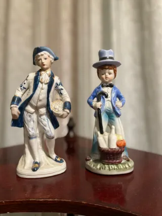 Figuras de porcelana estilo antiguo