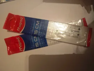 2 Reglas Maped Transparentes 15 cm