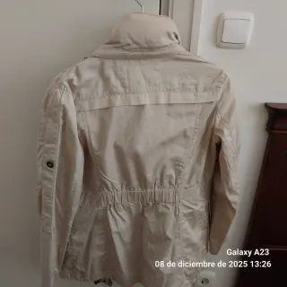 Chaqueta Massimo Dutti Beige Mujer
