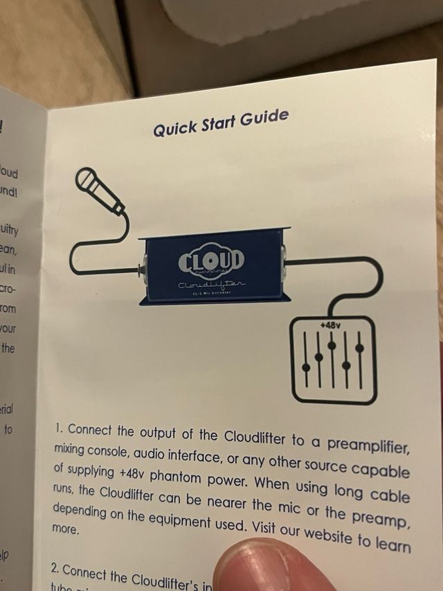 Cloudlifter CL-2 Mic Activator