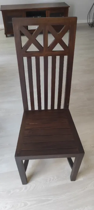 Mesa extensible teka colonial + 4 sillas