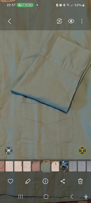 Camisa tipo Guayabera Colomb. CP XL   (75 € las 3)