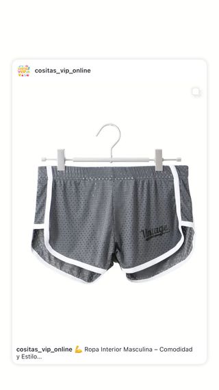 Ropa interior deportiva gris