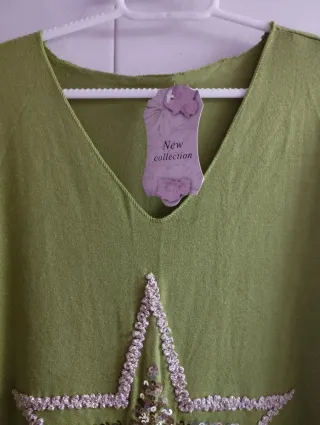 Precioso vestido largo para invierno