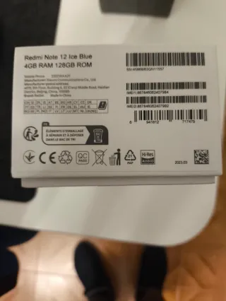 Xiaomi Redmi Note 12 Blu Ghiaccio