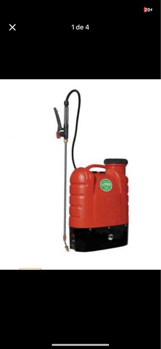 Pulverizador mochila Ausonia Batería Litio