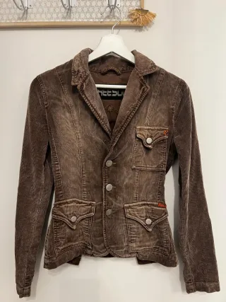 Chaqueta pana Freesoul marrón