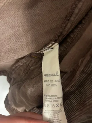 Chaqueta pana Freesoul marrón