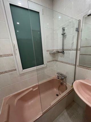 Mampara de Bañera Cristal 90x148