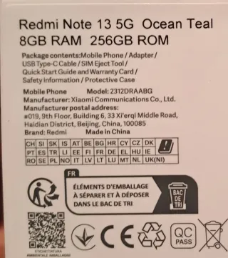 Xiaomi Redmi Note 13 5G 256GB Verde