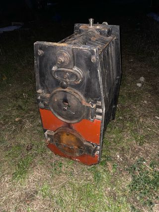 Caldera de leña negra 6 elementos