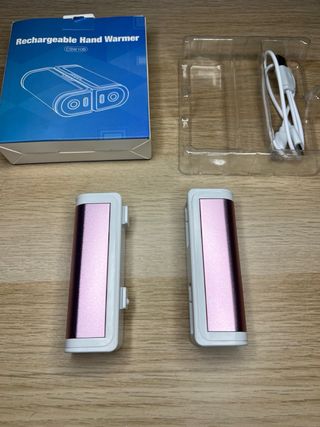 Calientamanos Recargables Jonwall Rosa