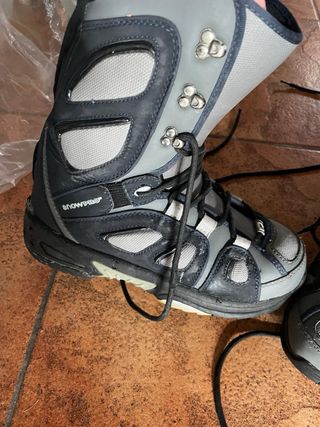 Botas de Snowboard con Fijaciones