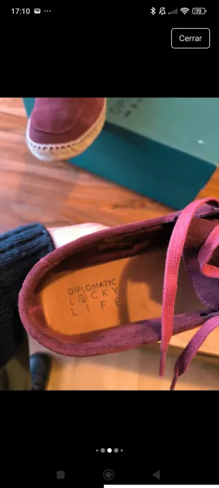 Náuticos de ante morado