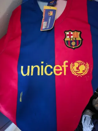 Camiseta FC Barcelona Ronaldinho Firmada