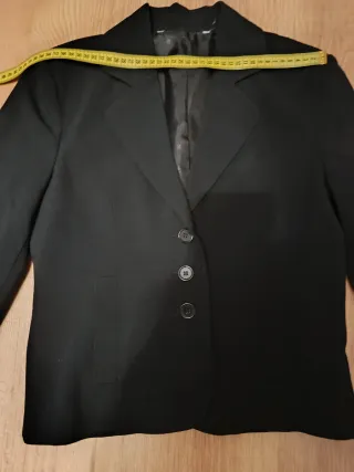 Chaqueta negra mujer talla 40 Carrefour