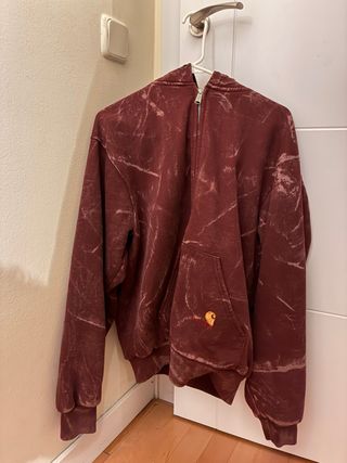 Chaqueta Carhartt Roja con efecto mármol