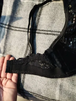 Sujetador o top fiesta Intimissimi Negro con Lente