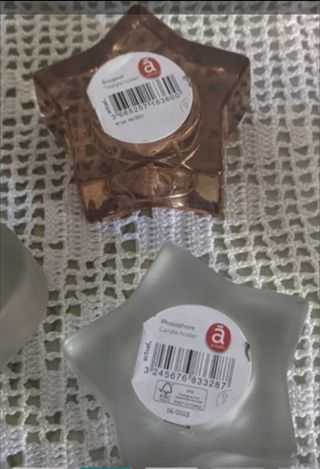 Lotto 8 Portacandele in Cristallo Attuali.