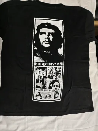 Camiseta Che Guevara Negra y Roja